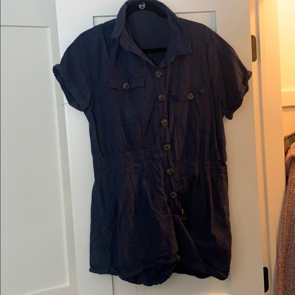 Navy romper